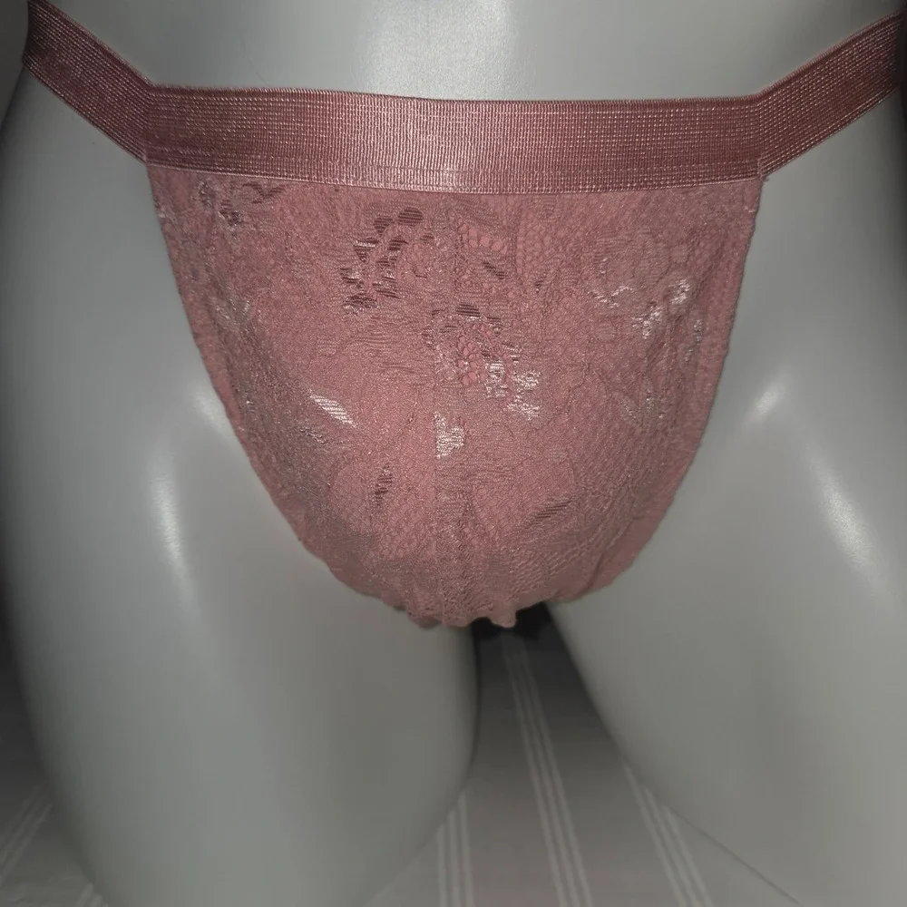 Cosabella Exclusive Italian Lace Mid-Rise Men's Thong Stretch Italian Underwear‎